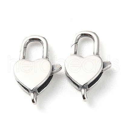 925 Thailand Sterling Silver Lobster Claw Clasps STER-D003-06AS-1