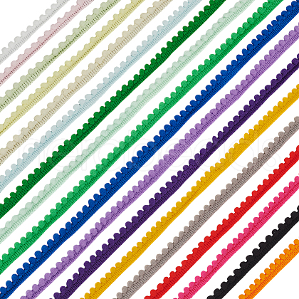 36 Yards 18 Styles Nylon & Polyester Lace Trim OCOR-FG0002-59-1
