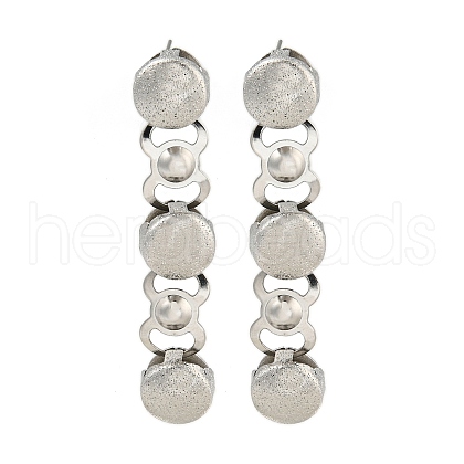 Non-Tarnish 304 Stainless Steel Stud Earrings EJEW-S229-10P-1