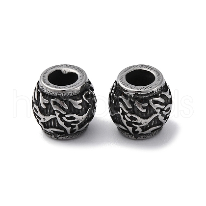 304 Stainless Steel Beads STAS-D301-07AS-1