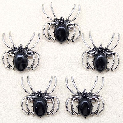 Natural Obsidian Pendants PW-WG35787-25-1