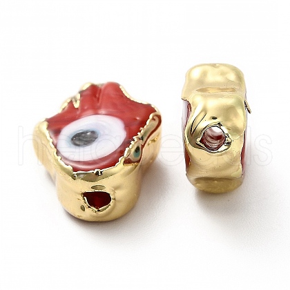 Handmade Evil Eye Lampwork Beads LAMP-F026-03H-1