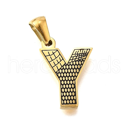 Golden 304 Stainless Steel Pendants STAS-K300-01G-Y-1