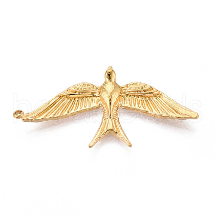 304 Stainless Steel Pendants STAS-T065-68G-1