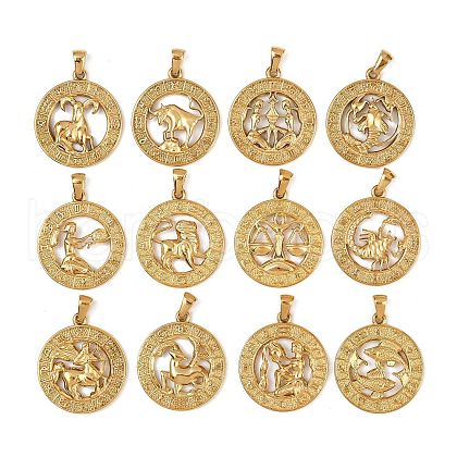 304 Stainless Steel Pendants STAS-C131-03G-1