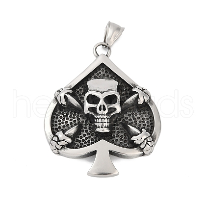 316 Surgical Stainless Steel Big Pendants STAS-D304-12AS-1