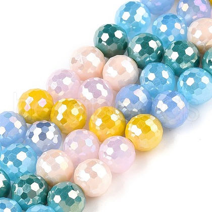 Electroplate Glass Bead Strands X-GLAA-Z006-01F-1