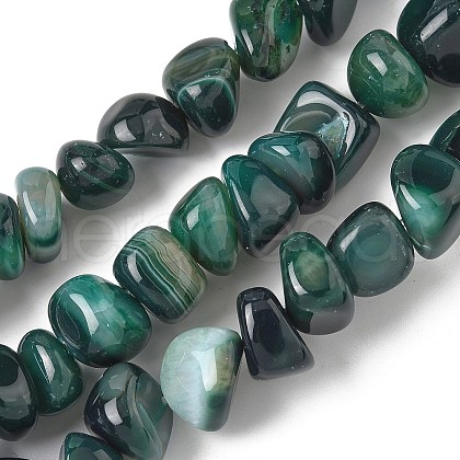 Natural Agate Beads Strands G-H295-B01-18-1