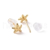 Brass Starfish Stud Earrings for Women KK-A166-04G-2