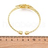Brass Cuff Bangles BJEW-U025-01G-01-5