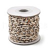 Leopard Printed Round Imitation Leather Cords LC-S020-01D-1