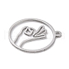 304 Stainless Steel Pendants STAS-Z131-01D-P-2