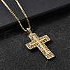 304 Stainless Steel Pendant Necklaces NJEW-H070-02G-2