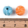 Opaque Acrylic Beads SACR-T017-42-3
