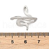 925 Sterling Silver Cuff Rings RJEW-D315-01P-5