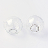 Round Mechanized One Hole Blown Glass Globe Ball Bottles X-BLOW-R001-18mm-2