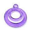 Transparent Acrylic Pendants X-TACR-S144-50-2