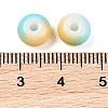 Opaque Spray Painted Glass Beads X1-GLAA-G118-01-4