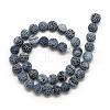 Natural Weathered Agate Bead Strands G-S237-8mm-05-2