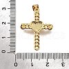 Brass Micro Pave Cubic Zirconia ABS Imitation Pearl Pendants KK-D328-03G-A-3