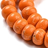 Synthetic Imperial Jasper Dyed Beads Strands G-D077-E01-02F-4