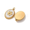 304 Stainless Steel Enamel Pendants STAS-U061-50G-2