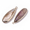 Natural Freshwater Shell Pendants SHEL-R047-03D-2