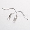 Brass Earring Hooks KK-F371-23P-1