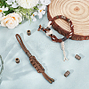  6Pcs Antique Style Groove Column Shape Brass Beads FIND-NB0005-34C-4