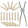  20Pcs Alloy Cord Ends FIND-NB0005-35G-1