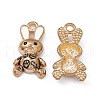 Alloy Enamel Pendants ENAM-C006-06G-05-1