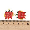 Cinco De Mayo Theme Alloy Enamel Pendants ENAM-V001-05D-G-3