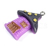 Halloween Theme Resin Pendants RESI-M046-01C-2