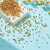 1500Pcs 3 Colors Brass Crimp Beads KK-LP0001-31G-3