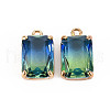 Gradient Color Glass Pendants GLAA-S193-008-A07-2