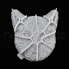 Cat Face DIY Silicone Molds AJEW-D052-04-3