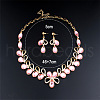 Zinc Alloy Rhinestone Jewelry Sets FS-WG57405-01-2