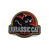 Gothic Jurassic Cat Zinc Alloy Enamel Pins JEWB-C028-02D-EB-1