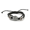 PU Imitation Leather Braided Cord Bracelets BJEW-P329-01AS-2