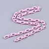 Handmade Opaque Acrylic Paperclip Chains X-KY-S166-002G-3