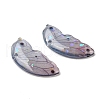 Transparent Epoxy Resin Pendants CRES-A053-07-3