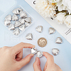 Unicraftale 20Pcs 316 Stainless Steel Locket Pendants STAS-UN0055-96-4