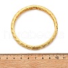 Brass Hinged Bangles for Women BJEW-D313-01G-3