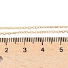 Brass Cable Chain Necklaces for Women Men NJEW-Z068-02G-01-5