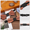 CHGCRAFT 2Pcs 2 Style Adjustable Wood Bow Ties AJEW-CA0004-01-4
