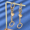 304 Stainless Steel Hoop Earrings EJEW-V016-04G-4