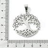 Non-Tarnish 201 Stainless Steel Pendants STAS-U003-21B-P-3
