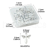 50Pcs 3 Style Angel Plastic Imitation Pearl Pendants PALLOY-FS00026-4