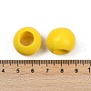 Spray Painted Wood Beads WOOD-F017-05E-3