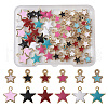 Alloy & Brass Enamel Charm Sets ENAM-TA0001-10-1